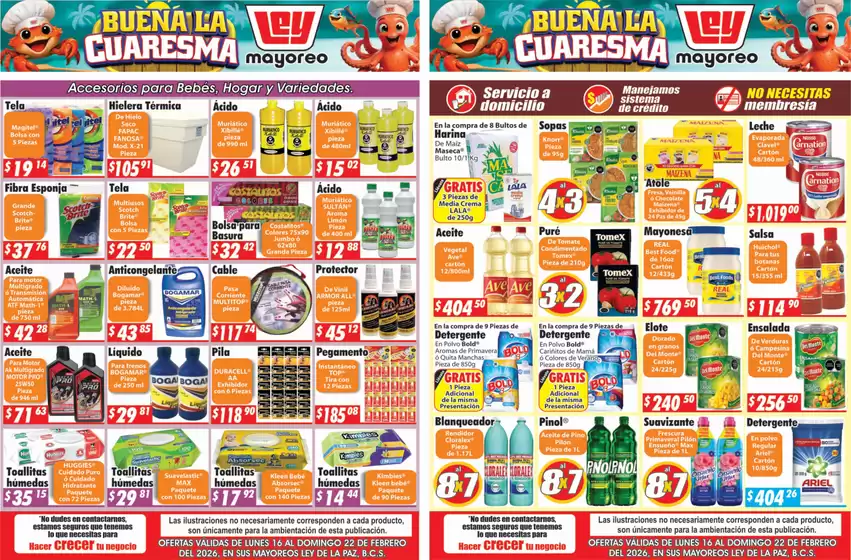 Catálogo Casa Ley en Tuxtla Chico | Ofertas especiales para ti | 2026-02-16T00:00:00.000Z - 2026-02-22T00:00:00.000Z