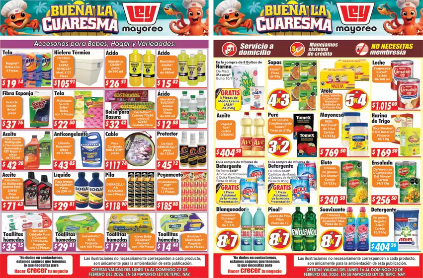 Catálogo Casa Ley en Tuxtla Chico | Nuestras mejores ofertas para ti | 2026-02-16T00:00:00.000Z - 2026-02-22T00:00:00.000Z