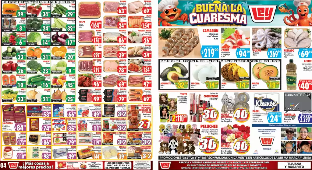 Catálogo Casa Ley en Tuxtla Chico | Ofertas Casa Ley | 2026-02-17T00:00:00.000Z - 2026-02-19T00:00:00.000Z