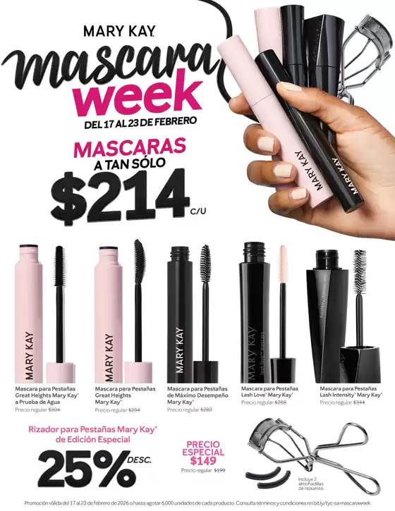 Catálogo Mary Kay en Veracruz | Mascara Week Mary Kay® del 17 al 23 de Febrero 2026 | 2026-02-17T00:00:00.000Z - 2026-02-23T00:00:00.000Z