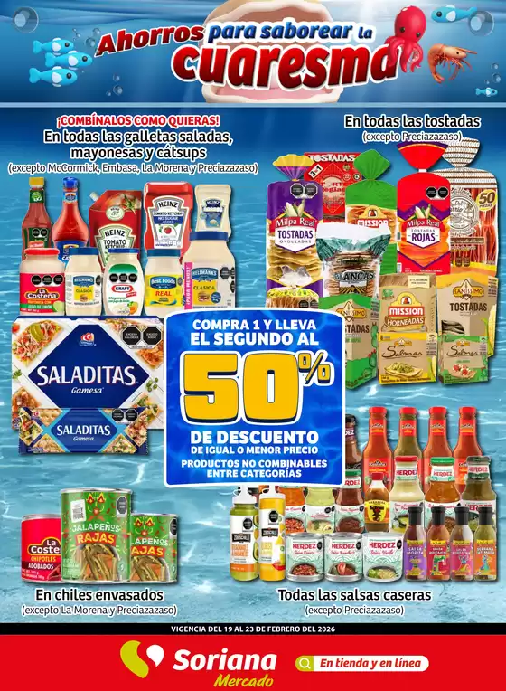 Catálogo Soriana Mercado en Celaya | Ofertas exclusivas para nuestros clientes | 2026-02-19T00:00:00.000Z - 2026-02-23T00:00:00.000Z