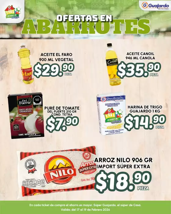 Catálogo Guajardo en Benito Juárez (CDMX) | Gran variedad de ofertas | 2026-02-17T00:00:00.000Z - 2026-02-19T00:00:00.000Z