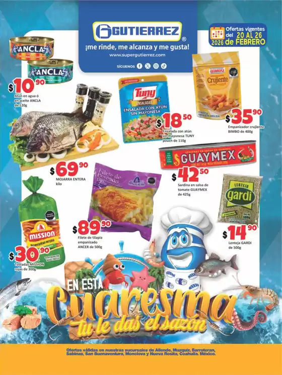 Catálogo Super Gutierrez en Tijuana | Volante Super Gutierrez | 2026-02-20T00:00:00.000Z - 2026-02-26T00:00:00.000Z