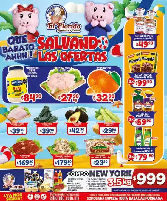 Catálogo El Florido en Tijuana | Ofertas El Florido | 2026-02-20T00:00:00.000Z - 2026-02-23T00:00:00.000Z