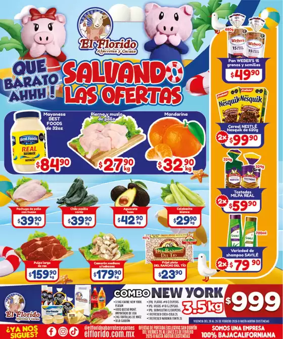 Catálogo El Florido en Tijuana | Ahorra ahora con nuestras ofertas | 2026-02-20T00:00:00.000Z - 2026-02-28T00:00:00.000Z