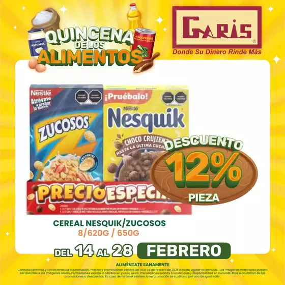 Catálogo Garis en Monterrey | Grandes descuentos en productos seleccionados | 2026-02-14T00:00:00.000Z - 2026-02-28T00:00:00.000Z