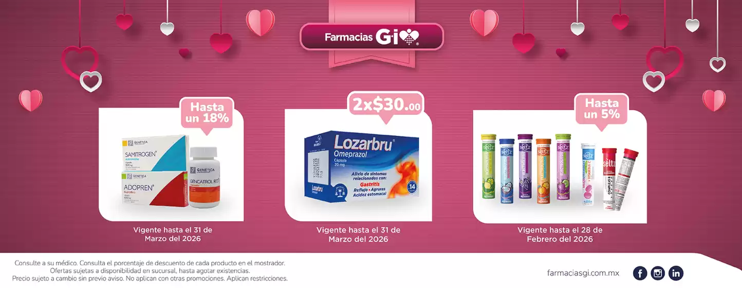 Catálogo Farmacias GI en Santiago Teyahualco | Promo | 2026-02-23T00:00:00.000Z - 2026-03-31T00:00:00.000Z