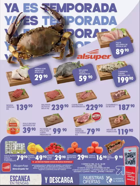 Catálogo Alsuper en Gustavo A Madero | Alsuper Chihuahua-estado | 2026-02-24T00:00:00.000Z - 2026-02-26T00:00:00.000Z