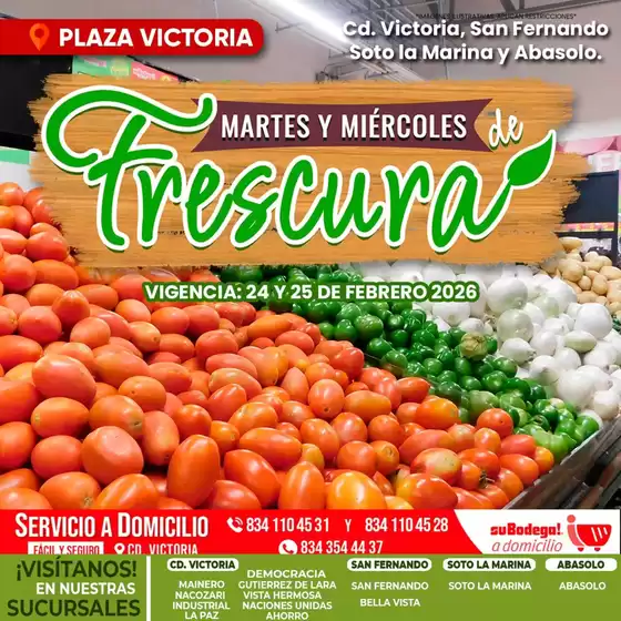 Catálogo SuBodega en Gustavo A Madero | Ofertas especiales para ti | 2026-02-24T00:00:00.000Z - 2026-02-25T00:00:00.000Z