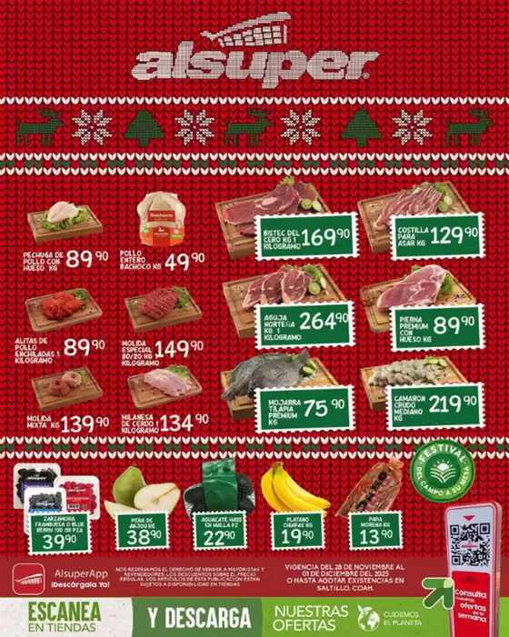 Catálogo Alsuper en Cotaxtla | Alsuper Saltillo | 2026-11-28T00:00:00.000Z - 2026-12-01T00:00:00.000Z