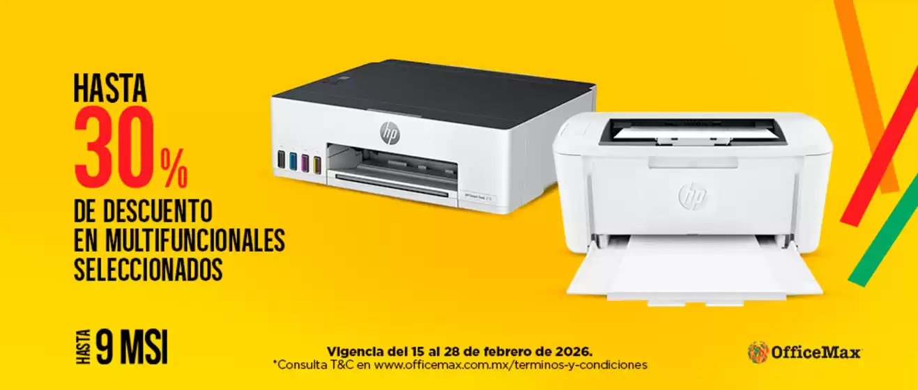 Catálogo OfficeMax en Tlalnepantla | Promociones actuales | 2026-02-15T00:00:00.000Z - 2026-02-28T00:00:00.000Z