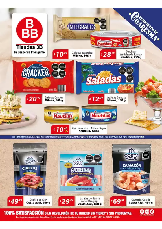 Catálogo Tiendas 3B en Cuauhtémoc (CDMX) | Ofertas Tiendas 3B | 2026-03-01T00:00:00.000Z - 2026-03-31T00:00:00.000Z