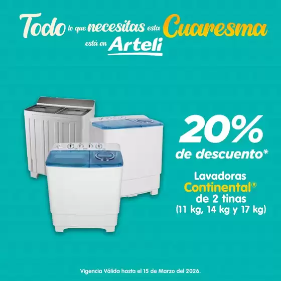 Catálogo Arteli | Ofertas y gangas exclusivas | 2026-03-03T00:00:00.000Z - 2026-03-15T00:00:00.000Z