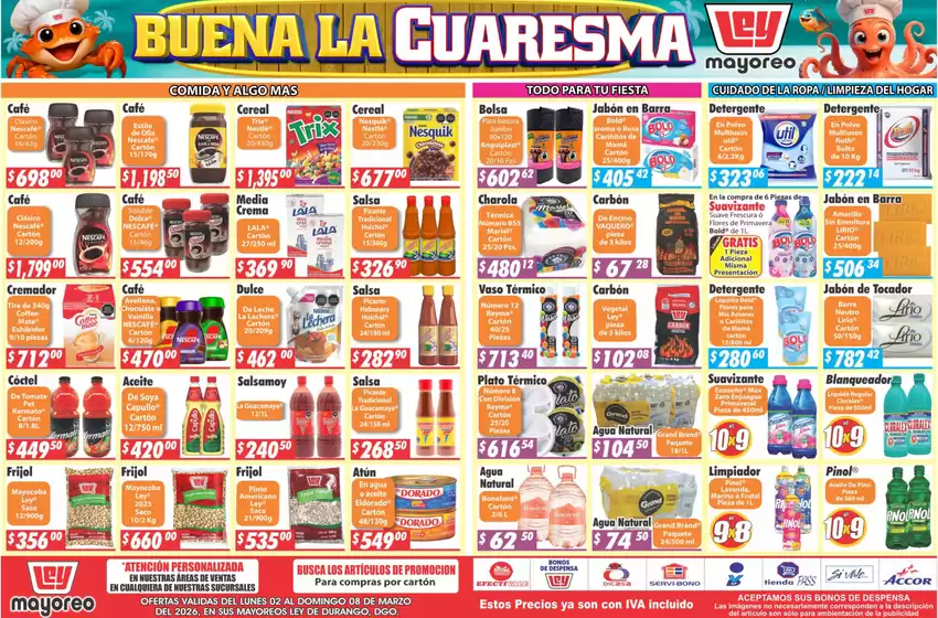Catálogo Casa Ley | Ofertas principales y descuentos | 2026-03-02T00:00:00.000Z - 2026-03-08T00:00:00.000Z
