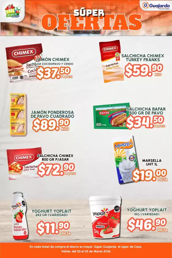 Catálogo Guajardo en Mérida | Ofertas Guajardo | 2026-03-03T00:00:00.000Z - 2026-03-05T00:00:00.000Z