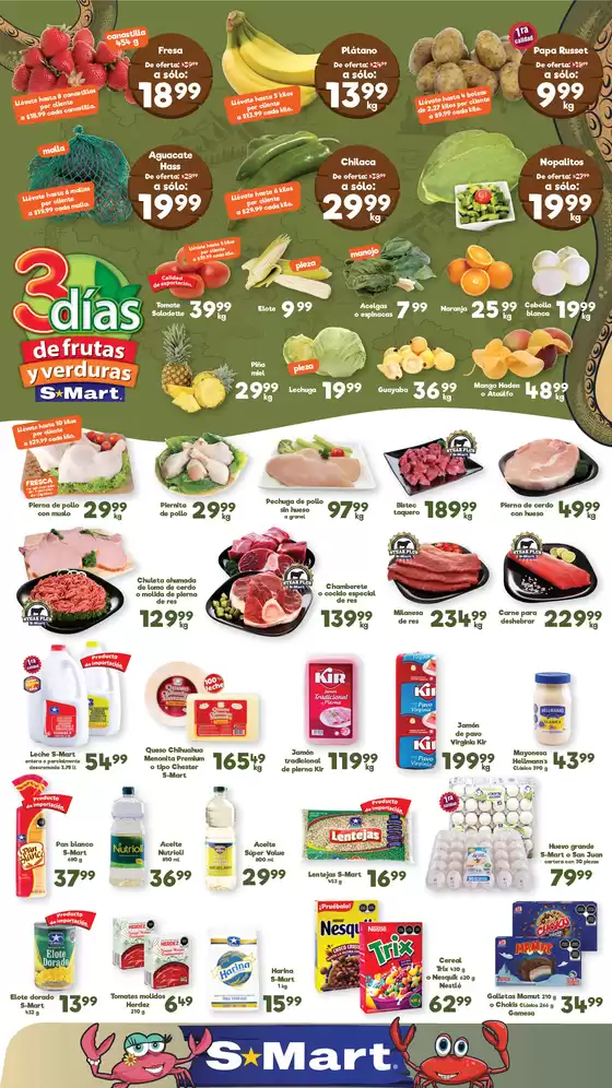 Catálogo S-Mart en Culiacán Rosales | Ofertas S-Mart chihuahua | 2026-03-04T00:00:00.000Z - 2026-03-05T00:00:00.000Z