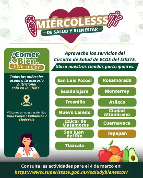 Catálogo SuperISSSTE en Culiacán Rosales | Ofertas SuperISSSTE | 2026-03-04T00:00:00.000Z - 2026-03-04T00:00:00.000Z