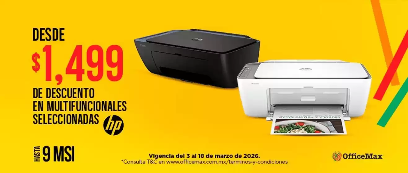 Catálogo OfficeMax en Naucalpan (México) | Excelente oferta para cazadores de gangas | 2026-03-03T00:00:00.000Z - 2026-03-18T00:00:00.000Z