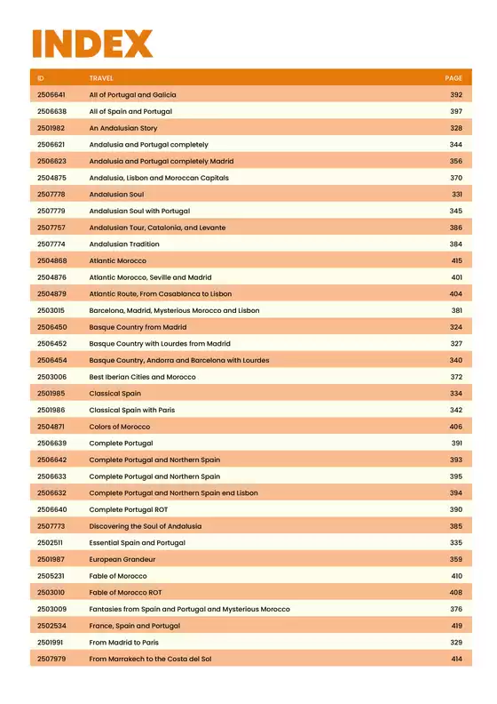Catálogo Europamundo | Iberian peninsula morocco 2025 27 | 2026-03-05T00:00:00.000Z - 2026-03-19T00:00:00.000Z