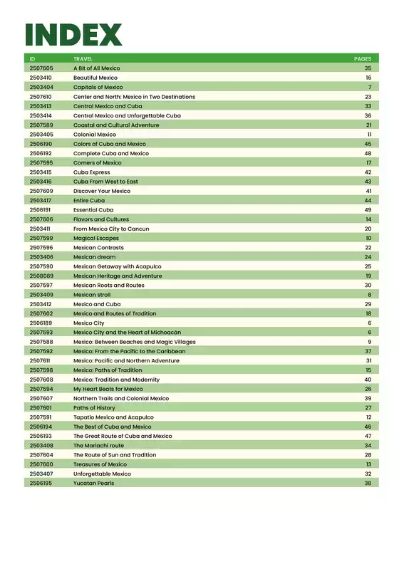 Catálogo Europamundo | Cuba mexico 2025 25 | 2026-03-05T00:00:00.000Z - 2026-03-19T00:00:00.000Z