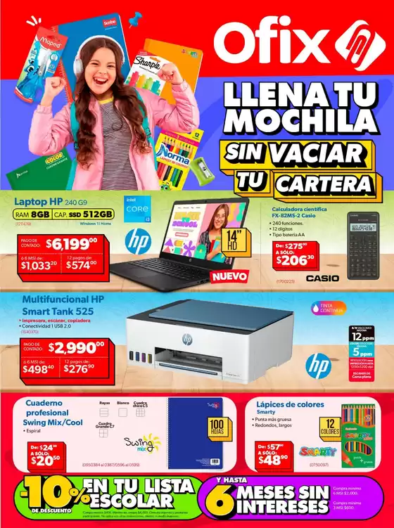 Catálogo Ofix en Aguascalientes | AHORRA CON OFIX EN ESTE REGRESO A CLASES Ofix | 2026-03-05T00:00:00.000Z - 2026-03-19T00:00:00.000Z