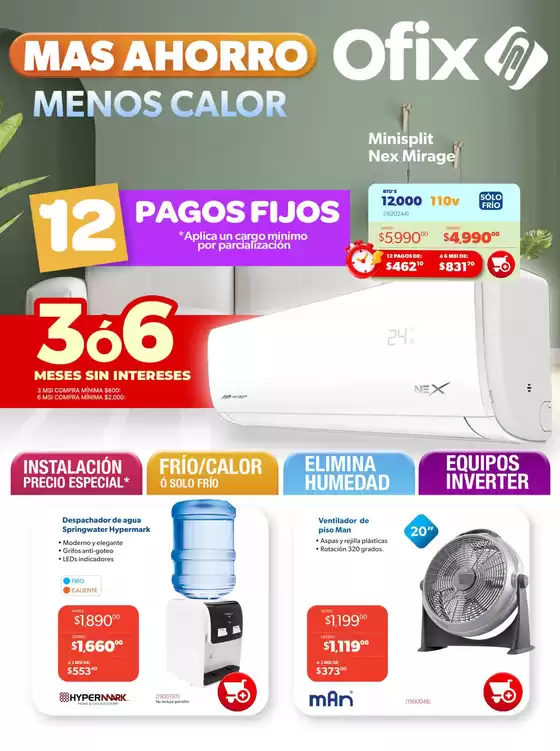Catálogo Ofix en Aguascalientes | MÁS AHORRO MENOS CALOR CON OFIXOfix | 2026-03-05T00:00:00.000Z - 2026-03-19T00:00:00.000Z