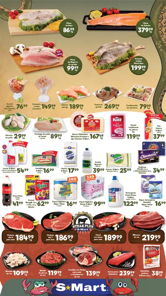 Catálogo S-Mart en Bustamante | Ofertas S-Mart juarez | 2026-03-06T00:00:00.000Z - 2026-03-09T00:00:00.000Z