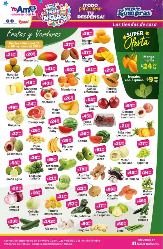 Catálogo Super kompras en Bustamante | Ofertas Super Kompras | 2026-03-07T00:00:00.000Z - 2026-03-09T00:00:00.000Z