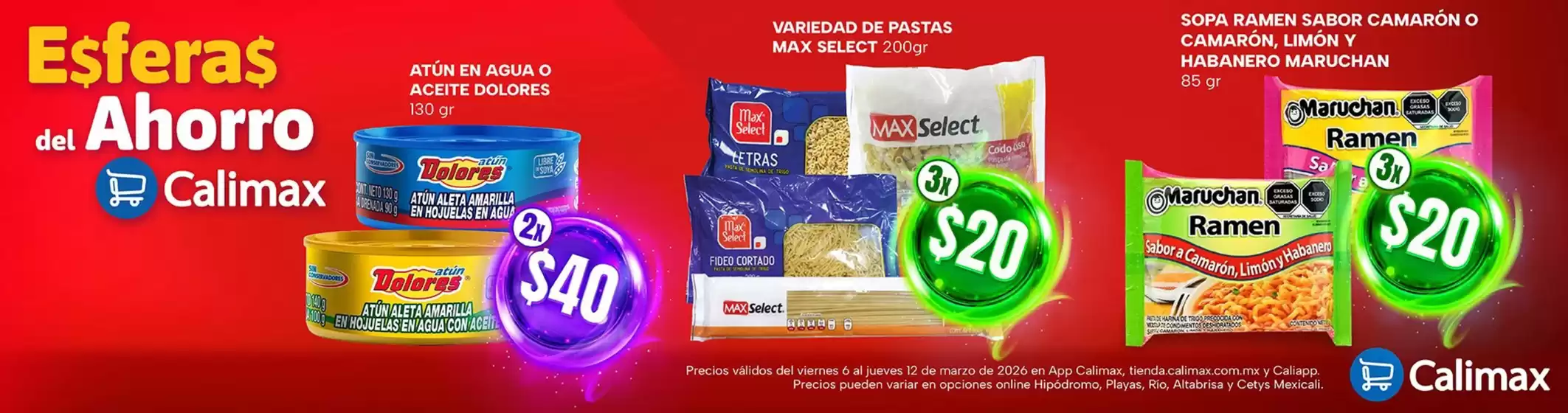 Catálogo Calimax en Bustamante | Ofertas principales y descuentos | 2026-03-09T00:00:00.000Z - 2026-03-12T00:00:00.000Z
