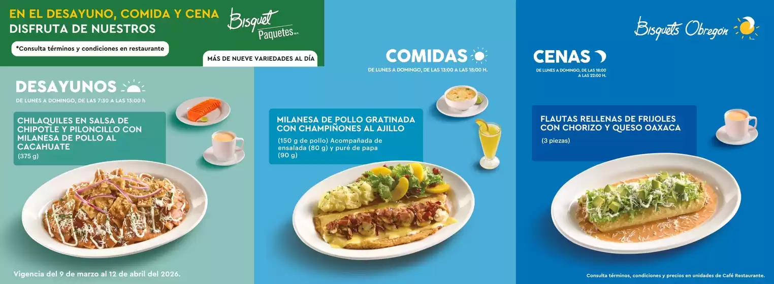 Catálogo Bisquets Obregón en Aguascalientes | Promos | 2026-03-09T00:00:00.000Z - 2026-04-12T00:00:00.000Z