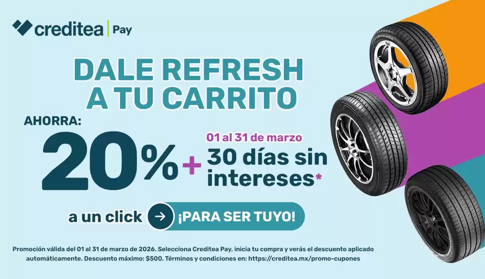 Catálogo Radial Llantas en Ciudad Nezahualcóyotl | Promos | 2026-03-09T00:00:00.000Z - 2026-03-31T00:00:00.000Z