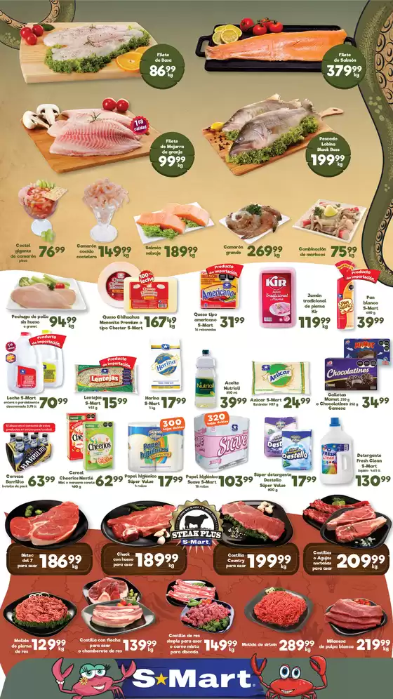 Catálogo S-Mart en Rodolfo Sánchez Taboada (Maneadero) | Ofertas S-Mart monterrey | 2026-03-09T00:00:00.000Z - 2026-03-09T00:00:00.000Z