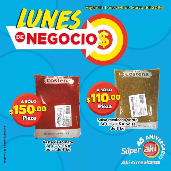 Catálogo Súper Aki en Rodolfo Sánchez Taboada (Maneadero) | Ofertas Súper Aki | 2026-03-09T00:00:00.000Z - 2026-03-09T00:00:00.000Z