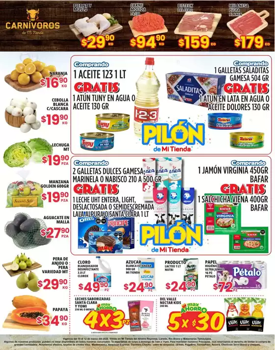 Catálogo Mi Tienda del Ahorro en Guasave | Ofertas principales para ahorradores | 2026-03-10T00:00:00.000Z - 2026-03-12T00:00:00.000Z