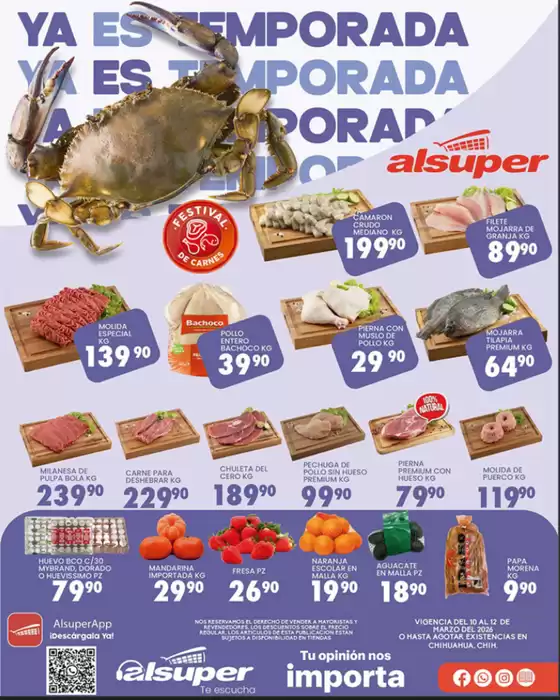 Catálogo Alsuper en Dolores Hidalgo | Alsuper Chihuahua-ciudad | 2026-03-10T00:00:00.000Z - 2026-03-12T00:00:00.000Z