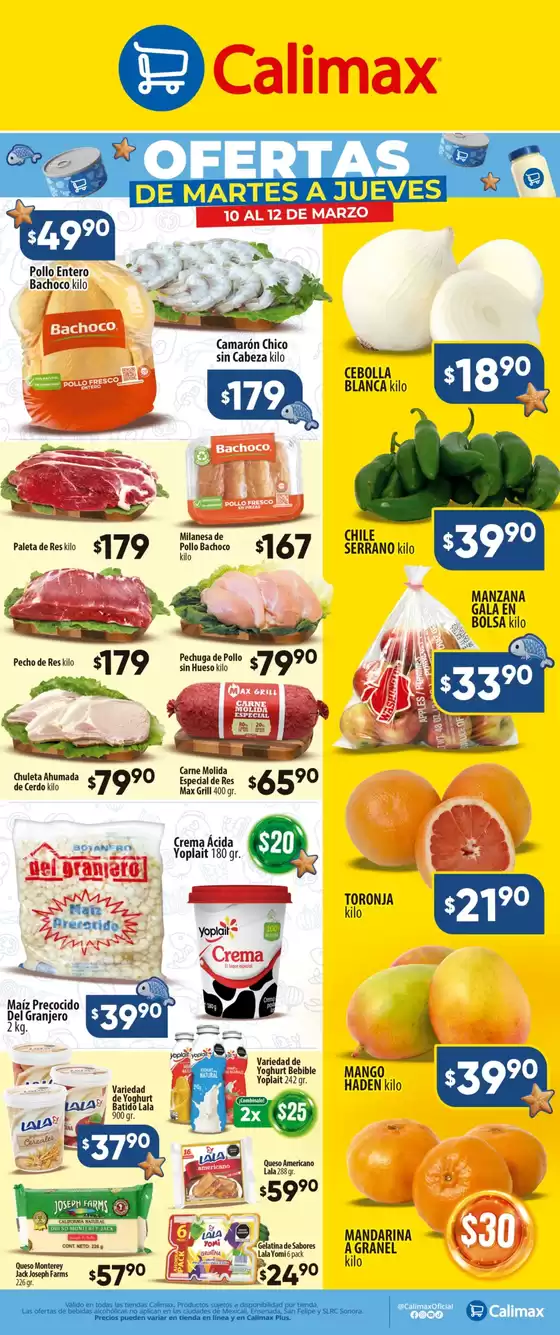 Catálogo Calimax en Dolores Hidalgo | Ofertas para cazadores de gangas | 2026-03-10T00:00:00.000Z - 2026-03-12T00:00:00.000Z