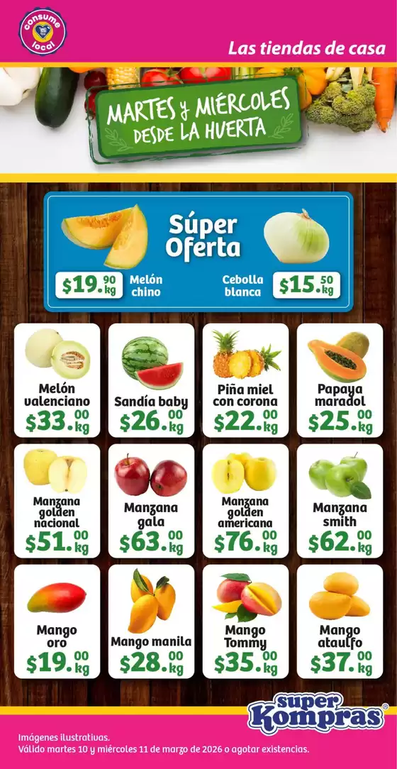 Catálogo Super kompras en Dolores Hidalgo | Ofertas Super Kompras | 2026-03-10T00:00:00.000Z - 2026-03-11T00:00:00.000Z