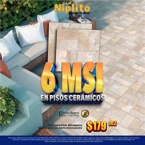 Catálogo Niplito en San Pablo de las Salinas | Nuevas ofertas para descubrir | 2026-03-05T00:00:00.000Z - 2026-04-05T00:00:00.000Z