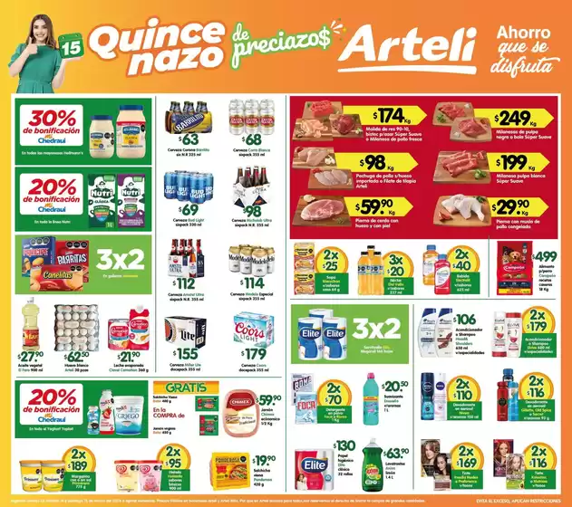 Catálogo Arteli en Cadereyta Jiménez | Excelente oferta para todos los clientes | 2026-03-13T00:00:00.000Z - 2026-03-15T00:00:00.000Z