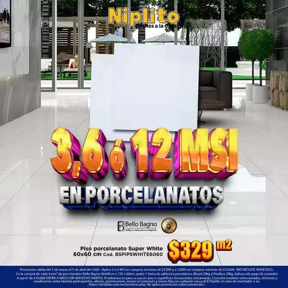 Catálogo Niplito en Tlaquepaque | Gangas exclusivas | 2026-03-05T00:00:00.000Z - 2026-04-05T00:00:00.000Z
