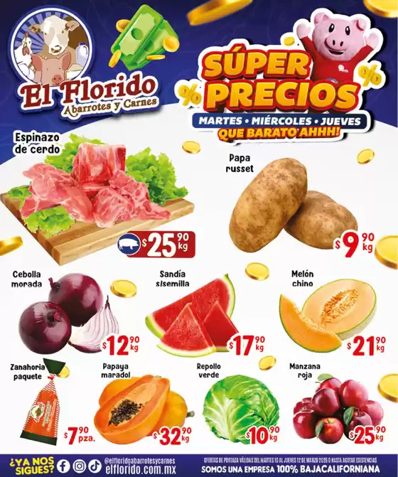 Catálogo El Florido en Fresnillo | SUPER PRECIOS TIJUANA WEB 59 | 2026-03-13T00:00:00.000Z - 2026-03-19T00:00:00.000Z