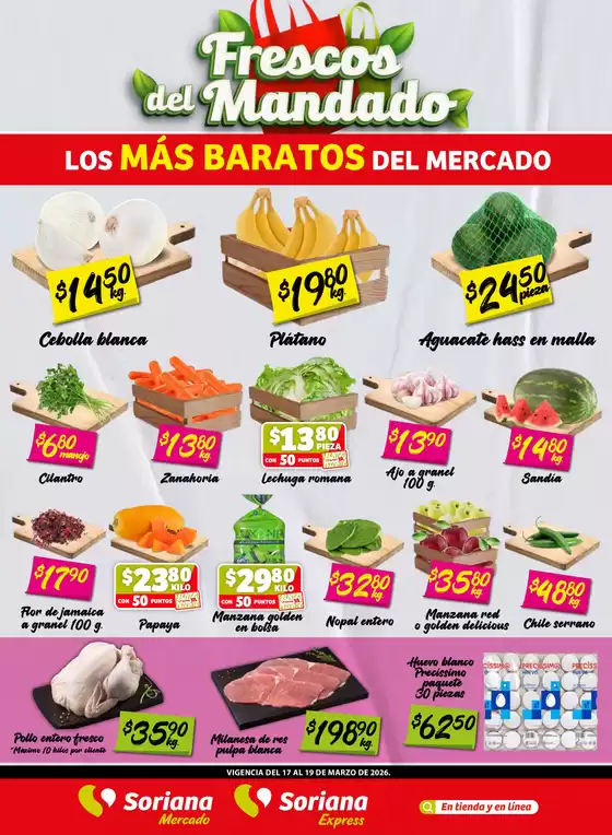 Catálogo Soriana Express en Coatzacoalcos | Nuevas ofertas para descubrir | 2026-03-17T00:00:00.000Z - 2026-03-19T00:00:00.000Z