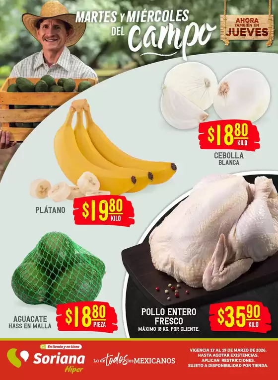 Catálogo Soriana Híper en Zapopan | Gran variedad de ofertas | 2026-03-17T00:00:00.000Z - 2026-03-19T00:00:00.000Z