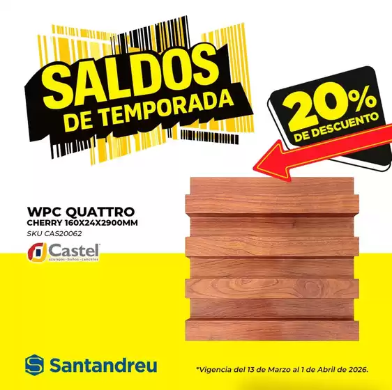 Catálogo Santandreu en Texcoco de Mora | Promociones actuales | 2026-03-13T00:00:00.000Z - 2026-04-01T00:00:00.000Z