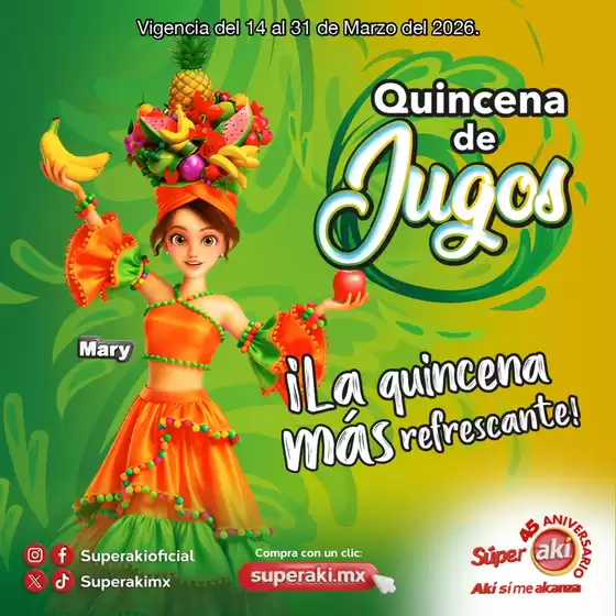 Catálogo Súper Aki en Guadalajara | Ofertas especiales atractivas para todos | 2026-03-14T00:00:00.000Z - 2026-03-31T00:00:00.000Z
