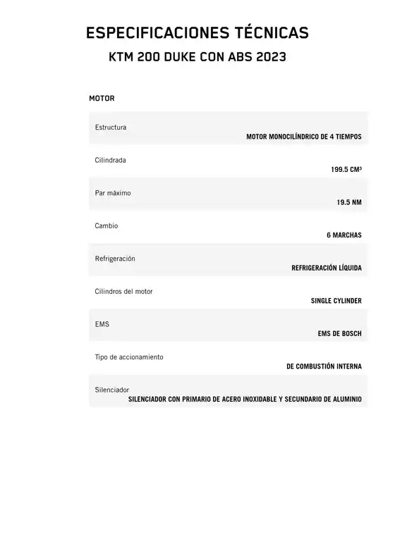 Catálogo KTM en Hermosillo | Ktm 200 duke conabs2023 | 2026-03-18T00:00:00.000Z - 2026-04-01T00:00:00.000Z