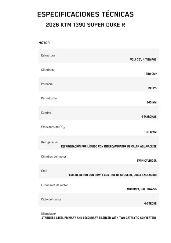 Catálogo KTM en San Nicolás de los Garza | 2026 ktm 1390 superduker | 2026-03-18T00:00:00.000Z - 2026-04-01T00:00:00.000Z