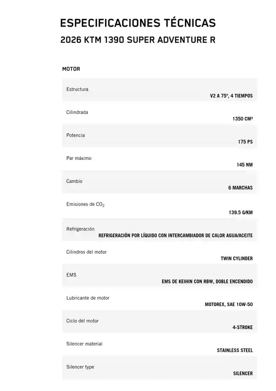 Catálogo KTM en Zapopan | 2026 ktm 1390 superadventurer | 2026-01-01T00:00:00.000Z - 2026-12-31T00:00:00.000Z