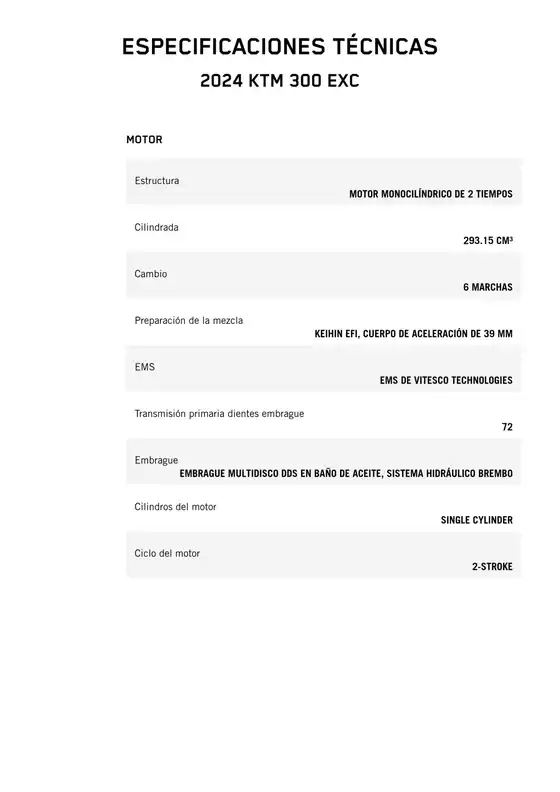Catálogo KTM en Zapopan | 2024 ktm 300 exc | 2026-03-18T00:00:00.000Z - 2026-04-01T00:00:00.000Z