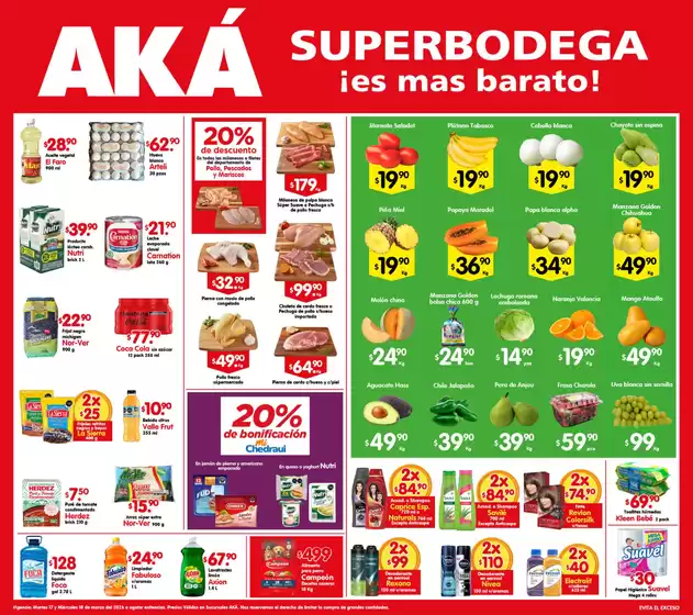 Catálogo AKÁ Superbodega en Guadalupe (Zacatecas) | Ofertas AKÁ Superbodega | 2026-03-17T00:00:00.000Z - 2026-03-18T00:00:00.000Z